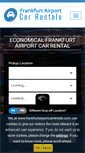 Mobile Screenshot of frankfurtairportcarrentals.com