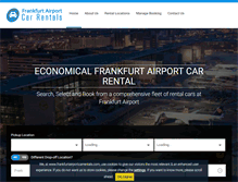 Tablet Screenshot of frankfurtairportcarrentals.com